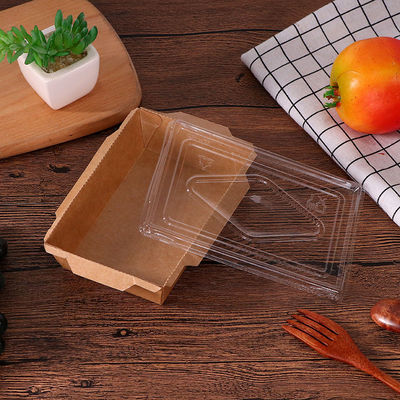 Snel Voedsel1200ml Beschikbaar Kraftpapier Document Bento Lunch Box