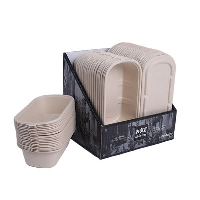 De vetvrije TUV Microwavable Containers van het Pulpvoedsel