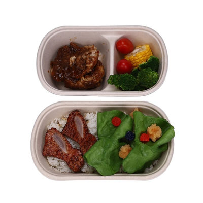 De vetvrije TUV Microwavable Containers van het Pulpvoedsel